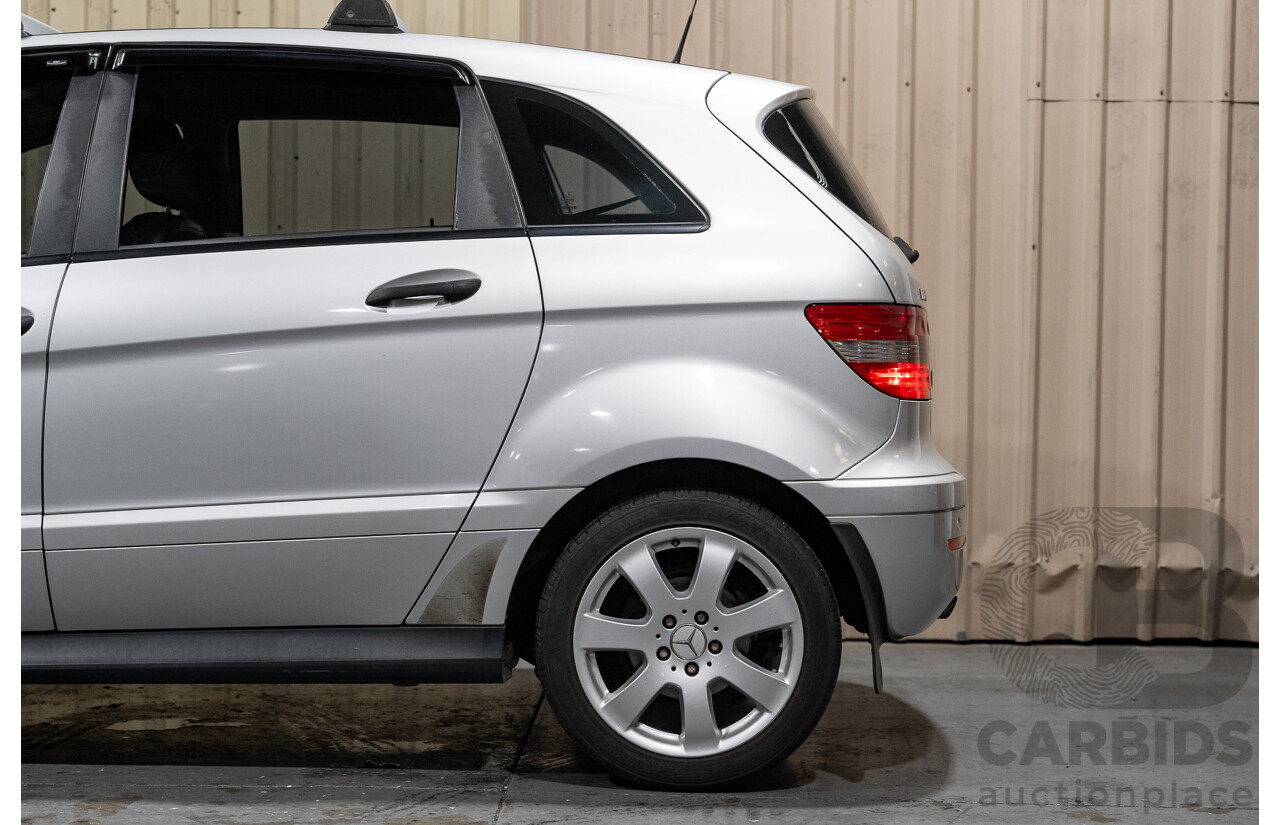 10/2007 Mercedes Benz B180 CDI 245 07 Upgrade 5d Hatchback Polar Silver Metallic Turbo Diesel 2.0L