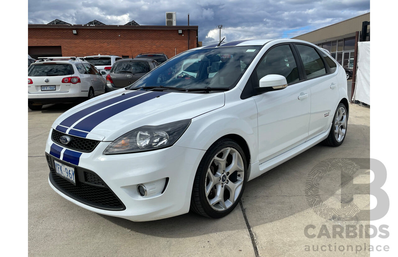 06/2008 Ford Focus XR5 TURBO FWD LV 5D Hatchback White 2.5L