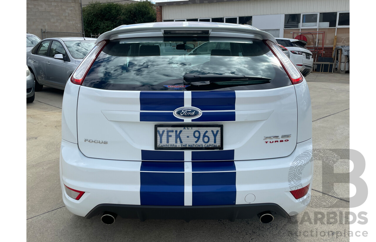 06/2008 Ford Focus XR5 TURBO FWD LV 5D Hatchback White 2.5L