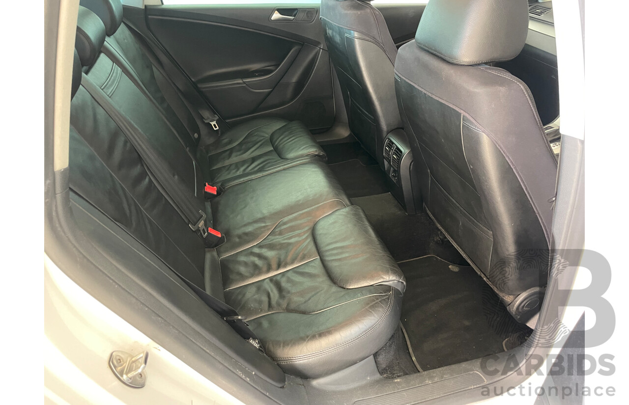 12/2009 Volkswagen Passat 125 TDI FWD 3C MY09 UPGRADE 4D Wagon White 2.0L