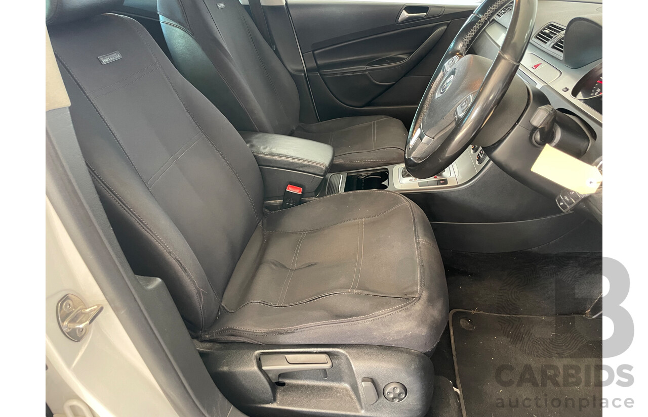 12/2009 Volkswagen Passat 125 TDI FWD 3C MY09 UPGRADE 4D Wagon White 2.0L