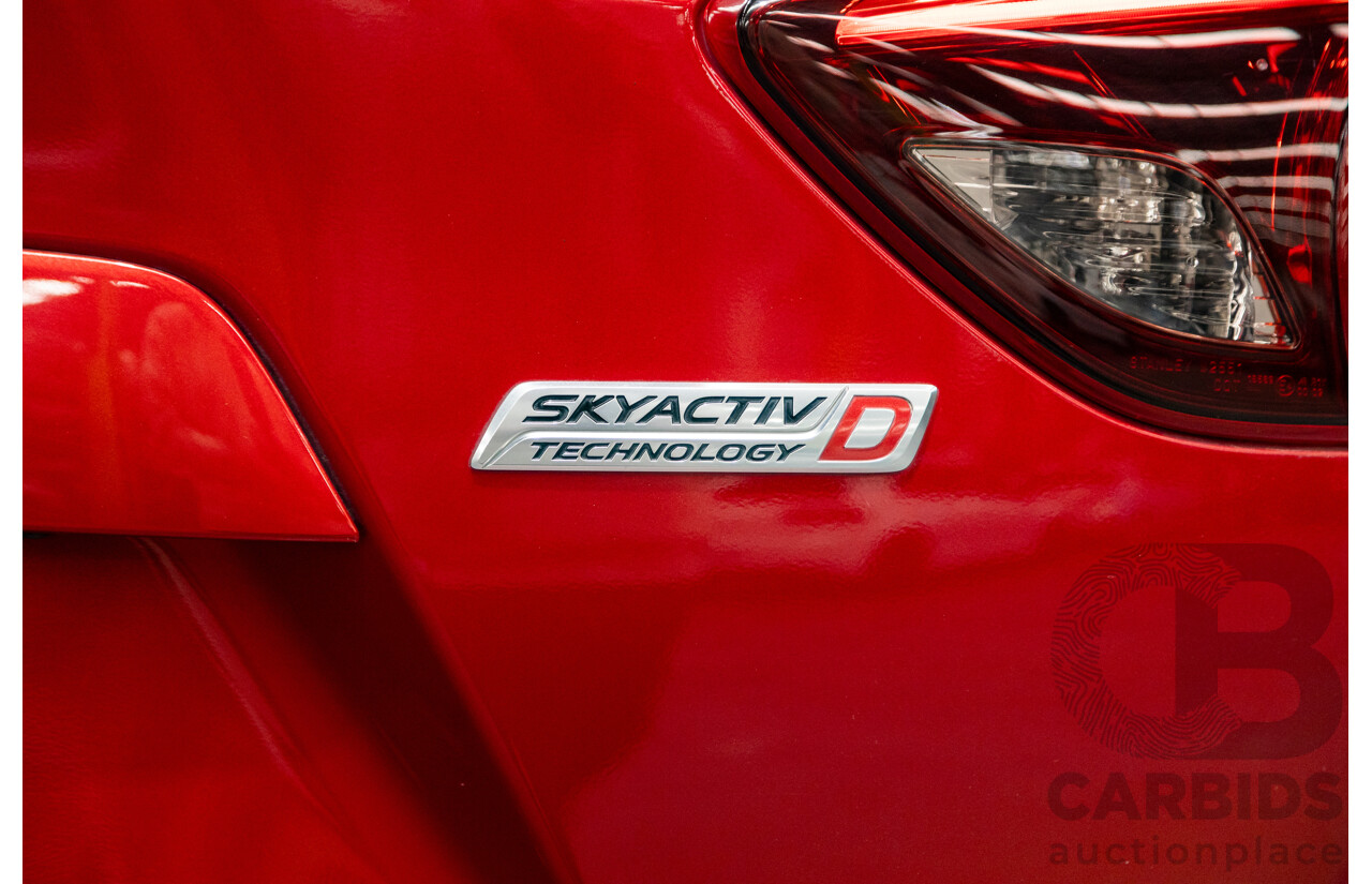 7/2015 Mazda CX-5 Akera (AWD) Series 2 KE MY15 4d Wagon Soul Red Metallic Twin Turbo Diesel 2.2L