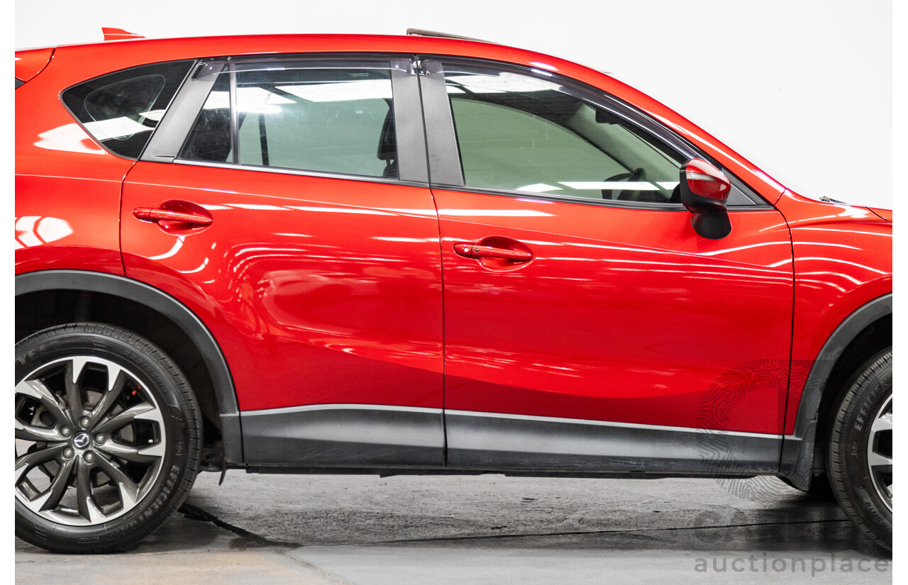 7/2015 Mazda CX-5 Akera (AWD) Series 2 KE MY15 4d Wagon Soul Red Metallic Twin Turbo Diesel 2.2L