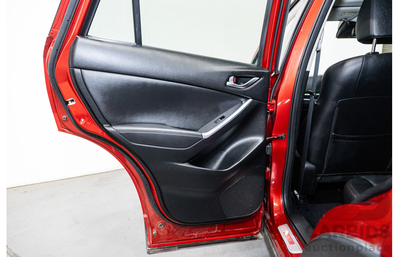 7/2015 Mazda CX-5 Akera (AWD) Series 2 KE MY15 4d Wagon Soul Red Metallic Twin Turbo Diesel 2.2L