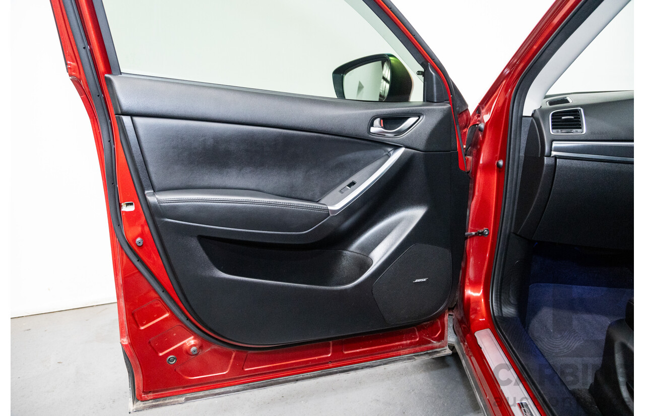 7/2015 Mazda CX-5 Akera (AWD) Series 2 KE MY15 4d Wagon Soul Red Metallic Twin Turbo Diesel 2.2L