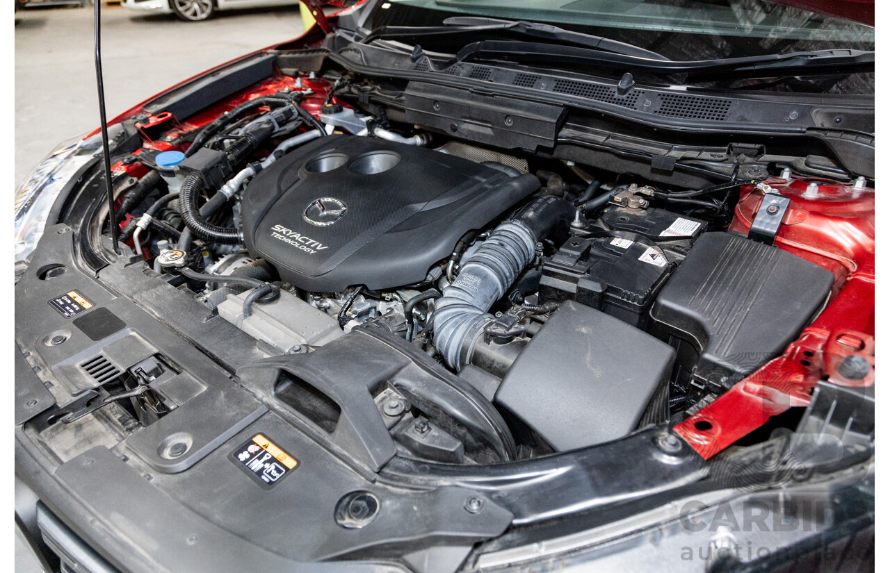 7/2015 Mazda CX-5 Akera (AWD) Series 2 KE MY15 4d Wagon Soul Red Metallic Twin Turbo Diesel 2.2L