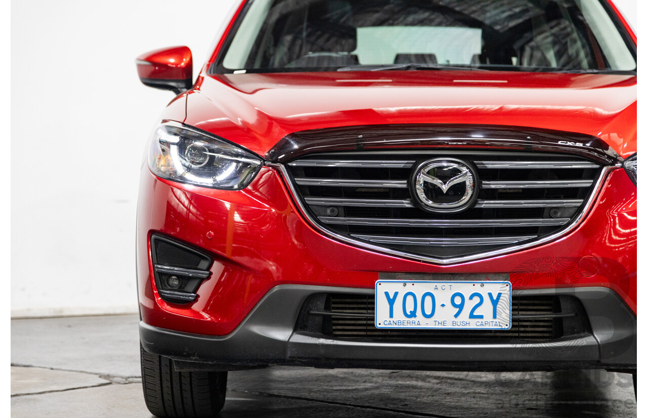 7/2015 Mazda CX-5 Akera (AWD) Series 2 KE MY15 4d Wagon Soul Red Metallic Twin Turbo Diesel 2.2L