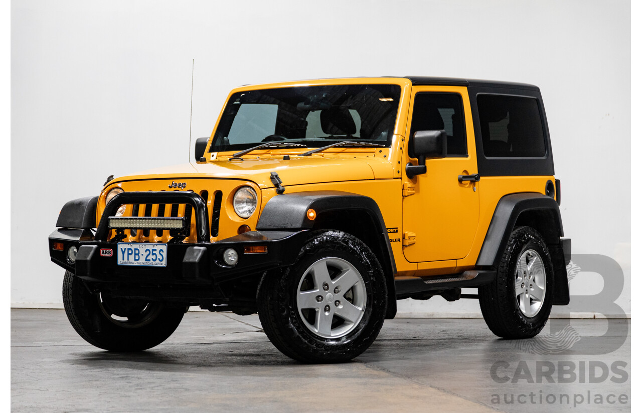 08/2012 Jeep Wrangler Sport (4x4) JK MY12 2d Softtop Dozer Orange V6 3.6L