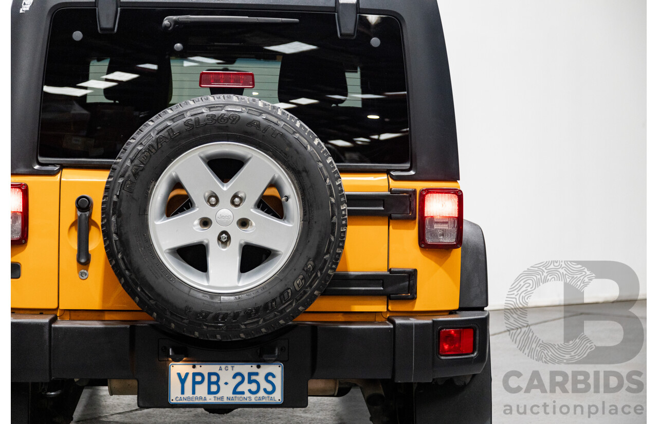 08/2012 Jeep Wrangler Sport (4x4) JK MY12 2d Softtop Dozer Orange V6 3.6L