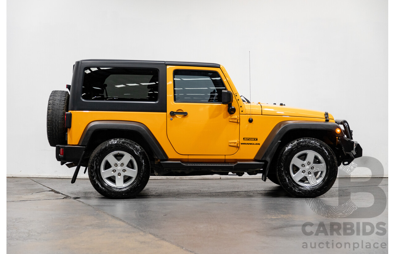08/2012 Jeep Wrangler Sport (4x4) JK MY12 2d Softtop Dozer Orange V6 3.6L