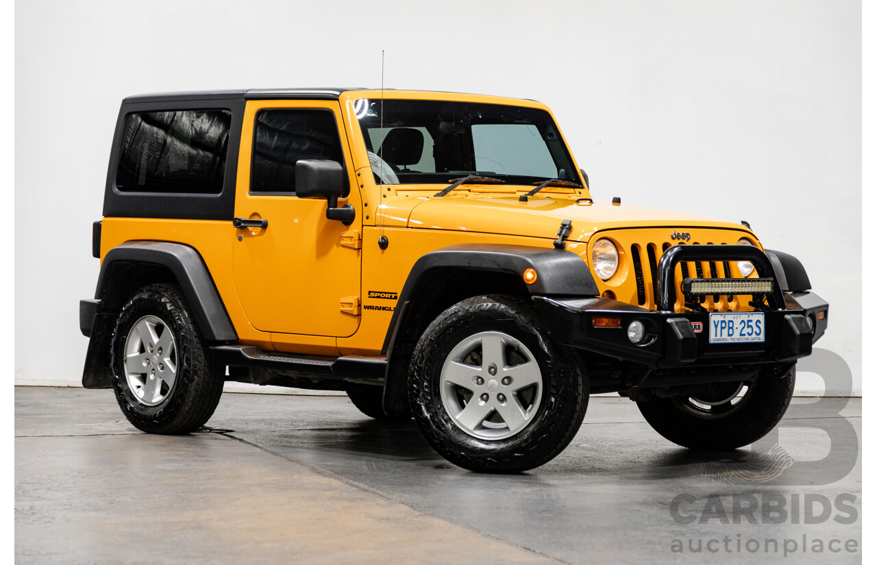 08/2012 Jeep Wrangler Sport (4x4) JK MY12 2d Softtop Dozer Orange V6 3.6L