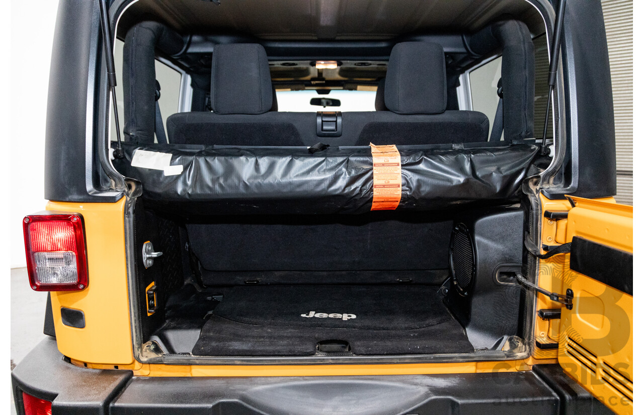 08/2012 Jeep Wrangler Sport (4x4) JK MY12 2d Softtop Dozer Orange V6 3.6L