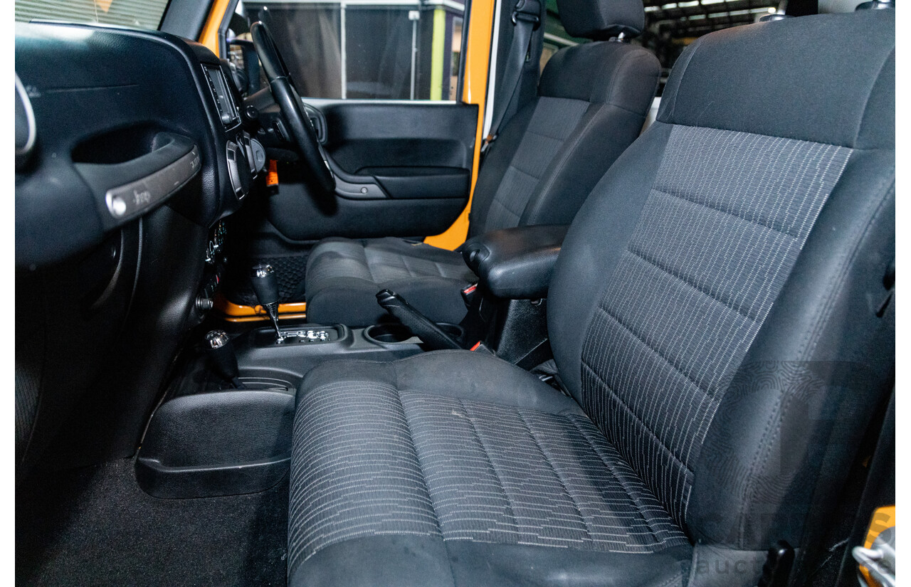 08/2012 Jeep Wrangler Sport (4x4) JK MY12 2d Softtop Dozer Orange V6 3.6L