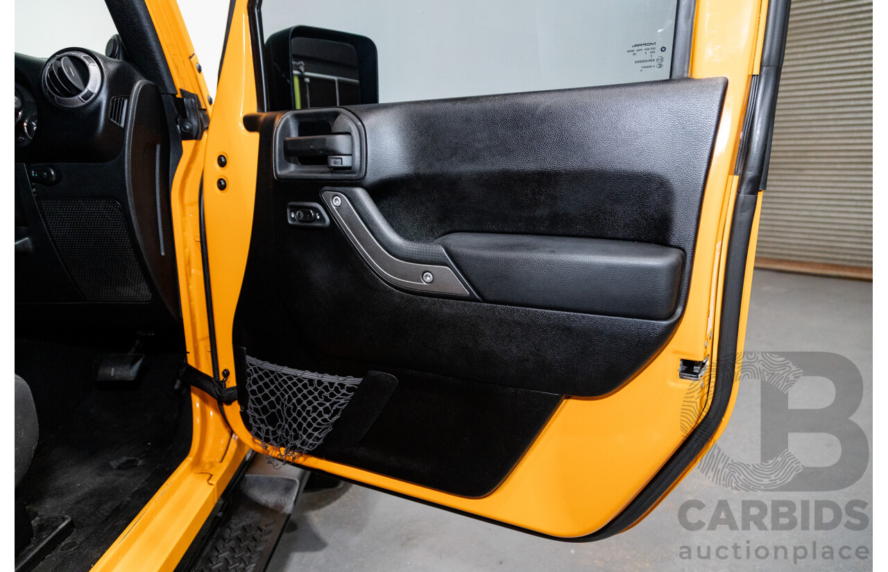 08/2012 Jeep Wrangler Sport (4x4) JK MY12 2d Softtop Dozer Orange V6 3.6L