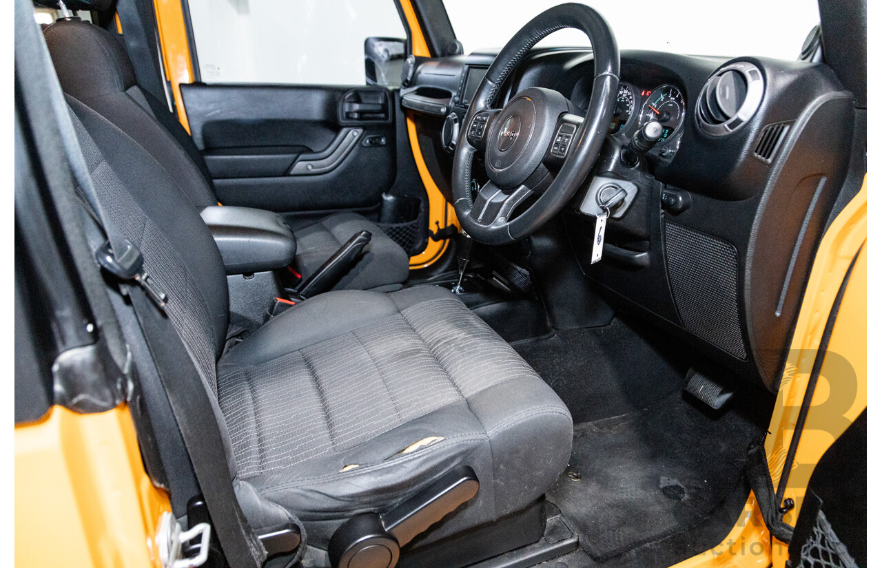 08/2012 Jeep Wrangler Sport (4x4) JK MY12 2d Softtop Dozer Orange V6 3.6L