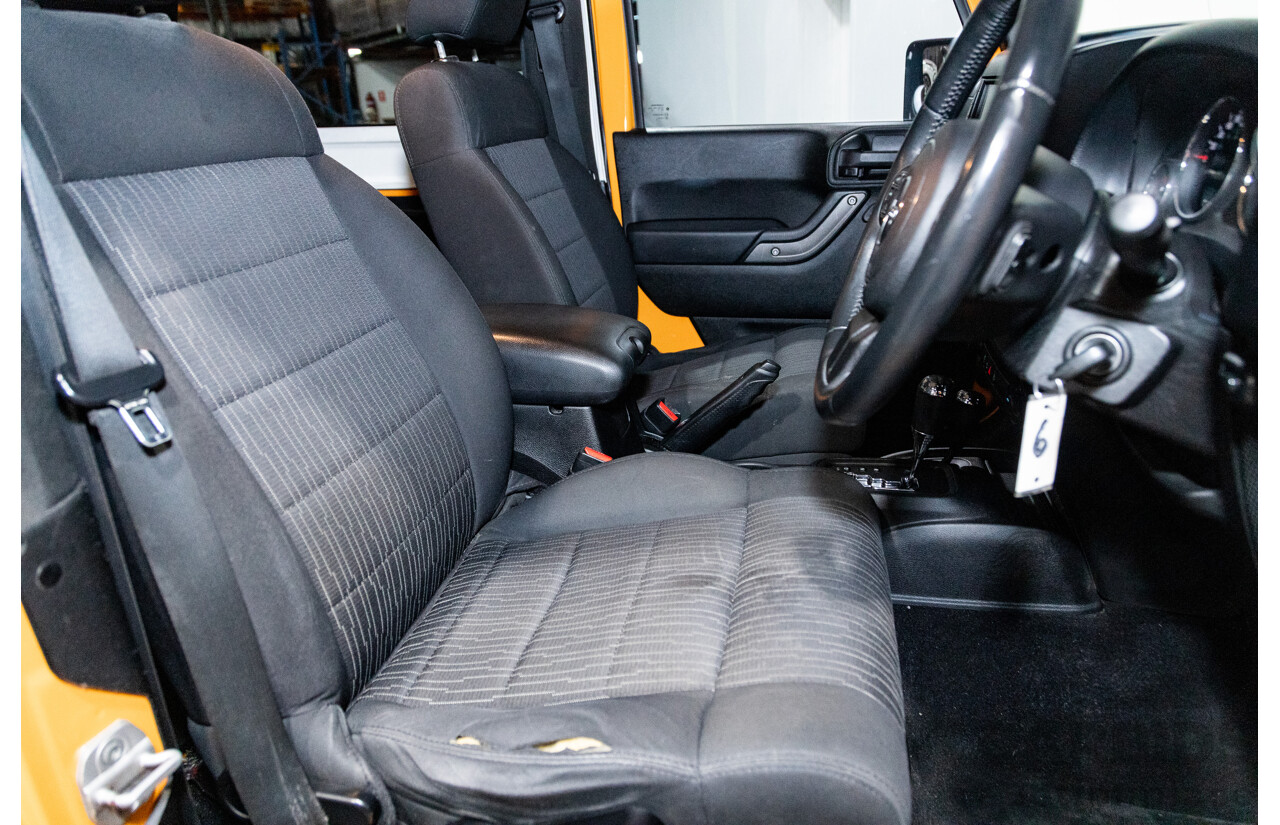 08/2012 Jeep Wrangler Sport (4x4) JK MY12 2d Softtop Dozer Orange V6 3.6L