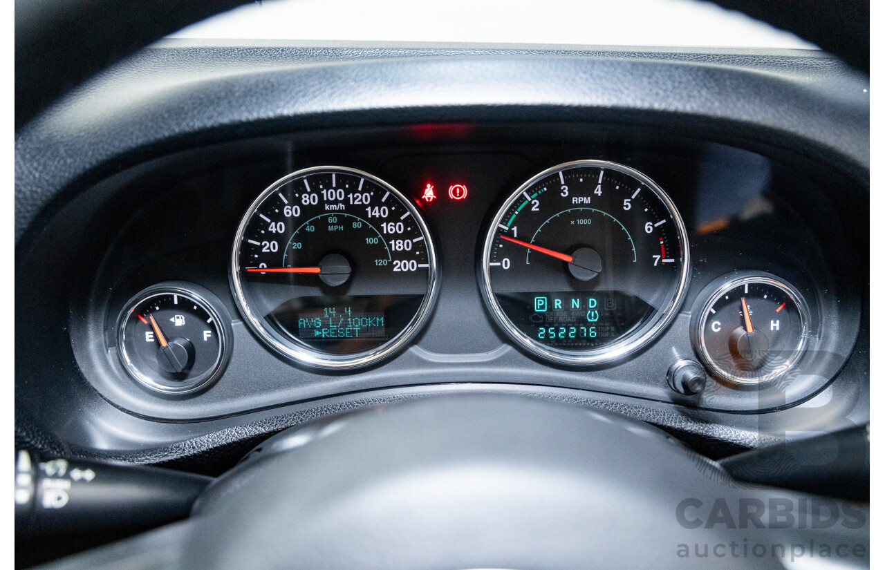 08/2012 Jeep Wrangler Sport (4x4) JK MY12 2d Softtop Dozer Orange V6 3.6L