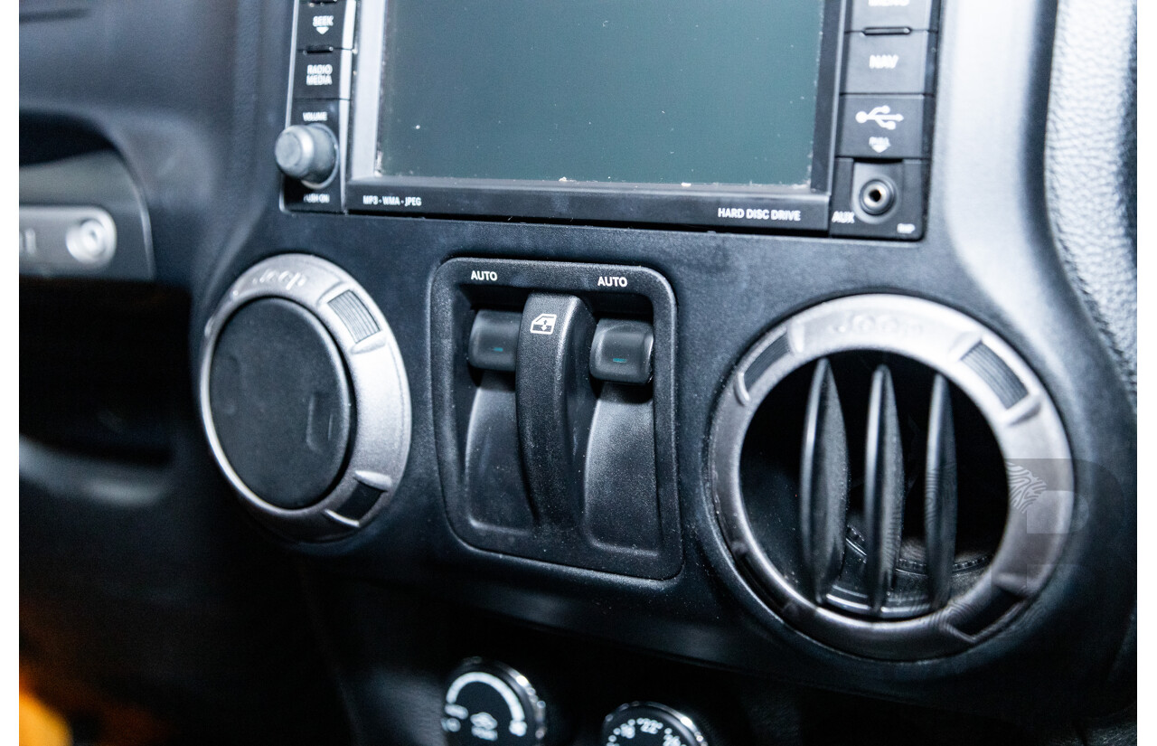 08/2012 Jeep Wrangler Sport (4x4) JK MY12 2d Softtop Dozer Orange V6 3.6L