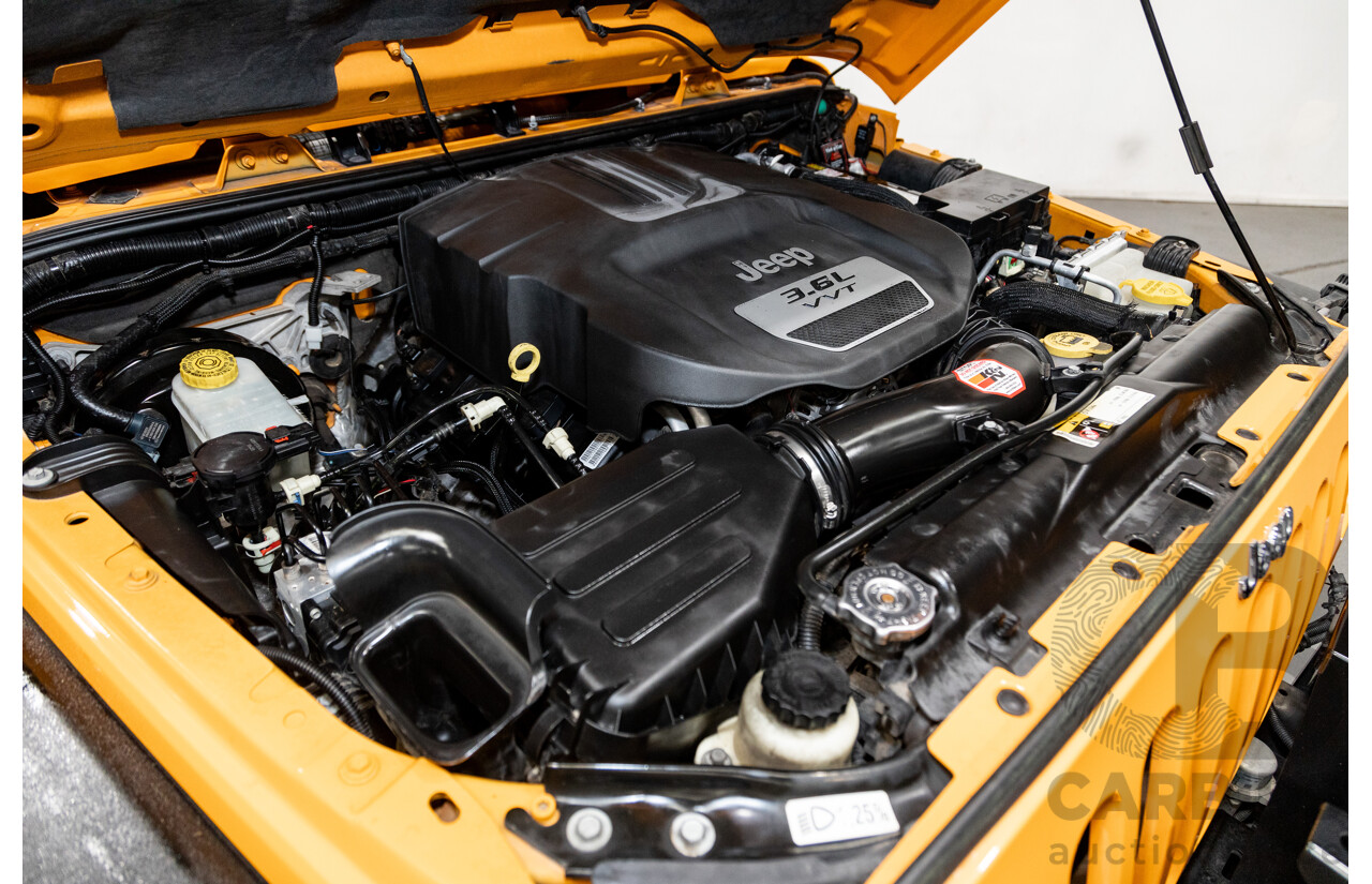 08/2012 Jeep Wrangler Sport (4x4) JK MY12 2d Softtop Dozer Orange V6 3.6L