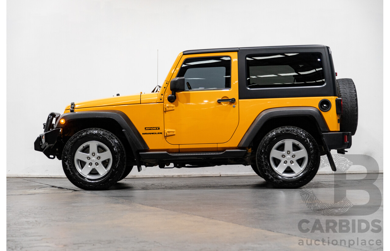 08/2012 Jeep Wrangler Sport (4x4) JK MY12 2d Softtop Dozer Orange V6 3.6L