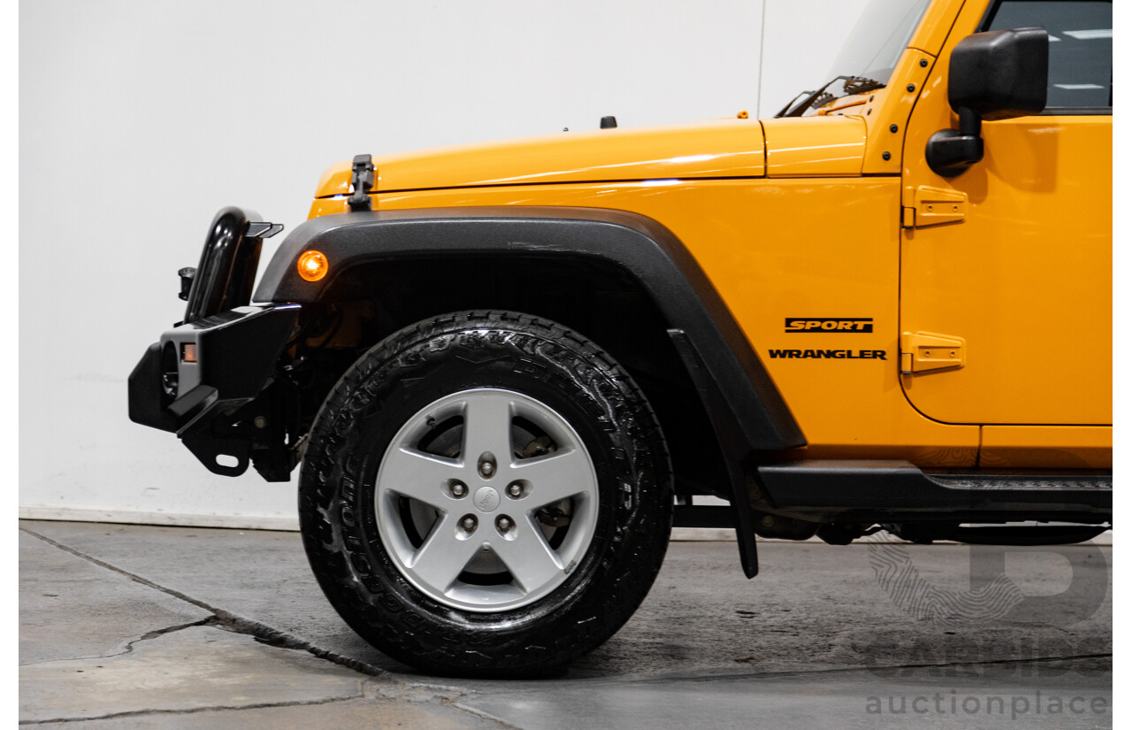 08/2012 Jeep Wrangler Sport (4x4) JK MY12 2d Softtop Dozer Orange V6 3.6L