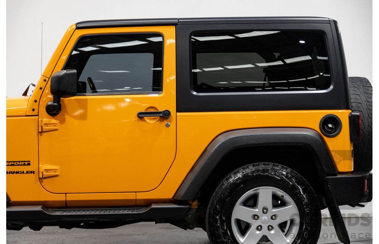 08/2012 Jeep Wrangler Sport (4x4) JK MY12 2d Softtop Dozer Orange V6 3.6L