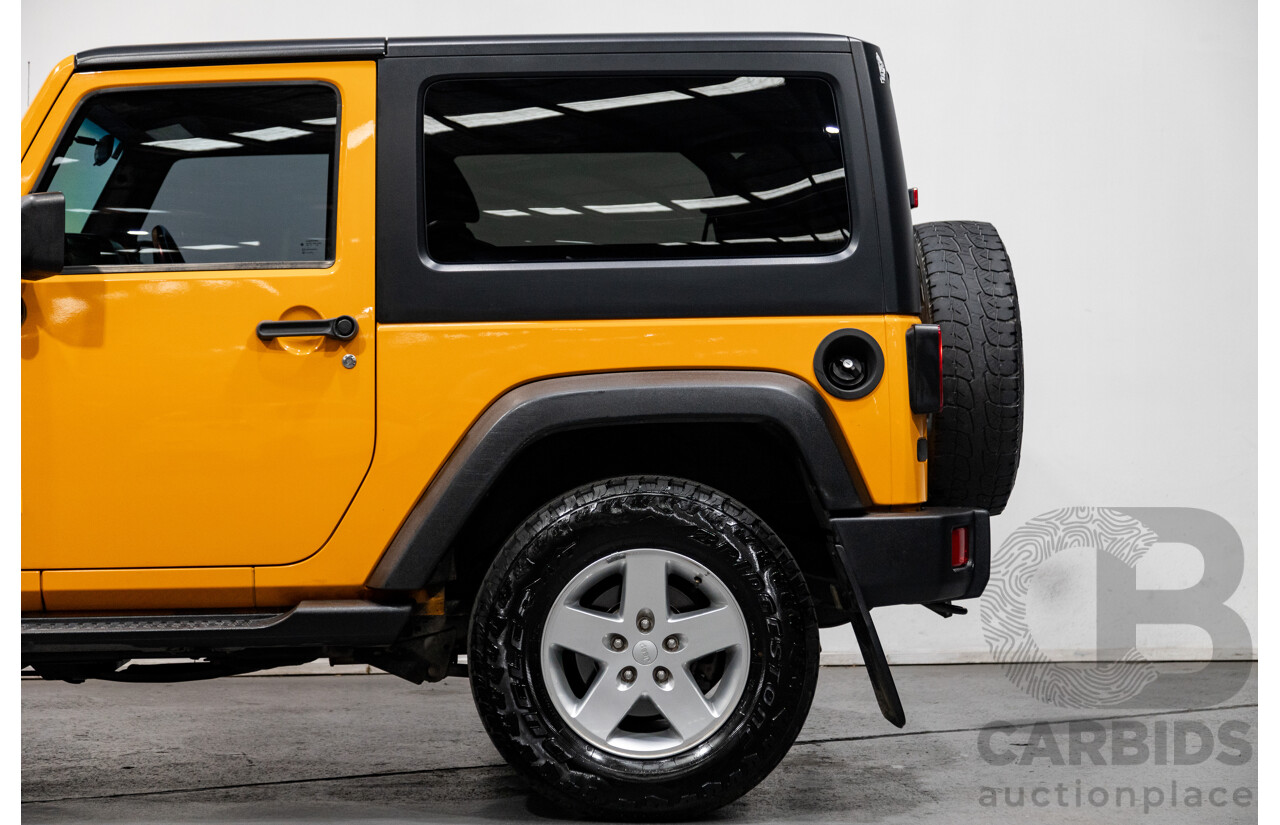 08/2012 Jeep Wrangler Sport (4x4) JK MY12 2d Softtop Dozer Orange V6 3.6L
