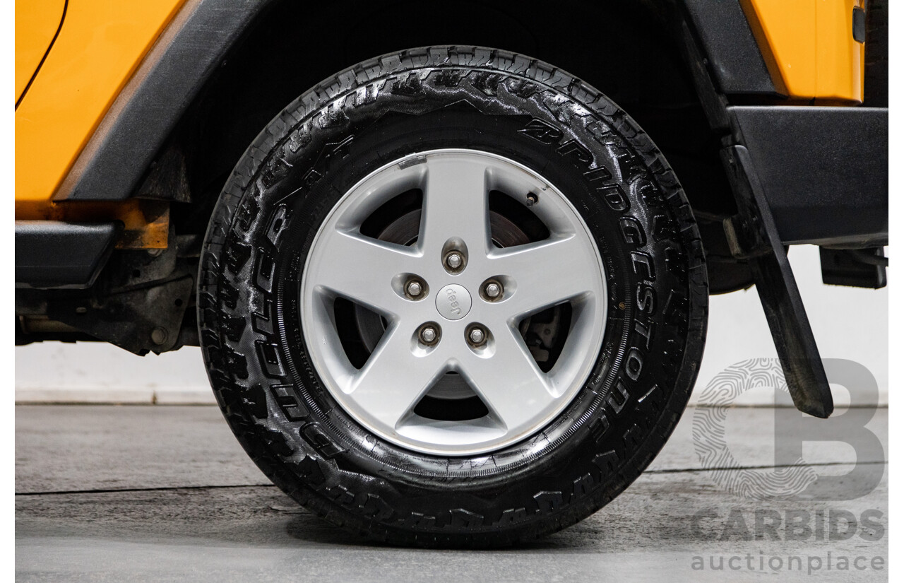 08/2012 Jeep Wrangler Sport (4x4) JK MY12 2d Softtop Dozer Orange V6 3.6L