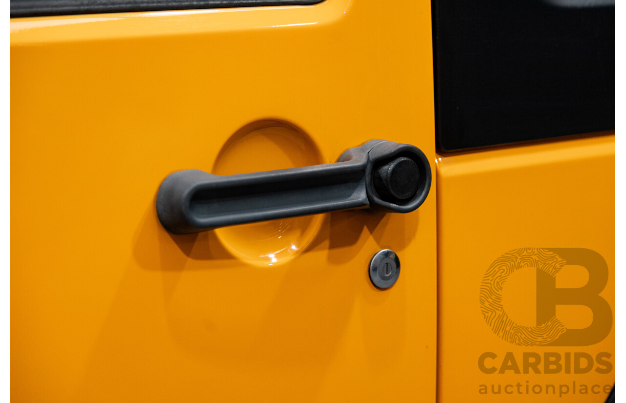 08/2012 Jeep Wrangler Sport (4x4) JK MY12 2d Softtop Dozer Orange V6 3.6L