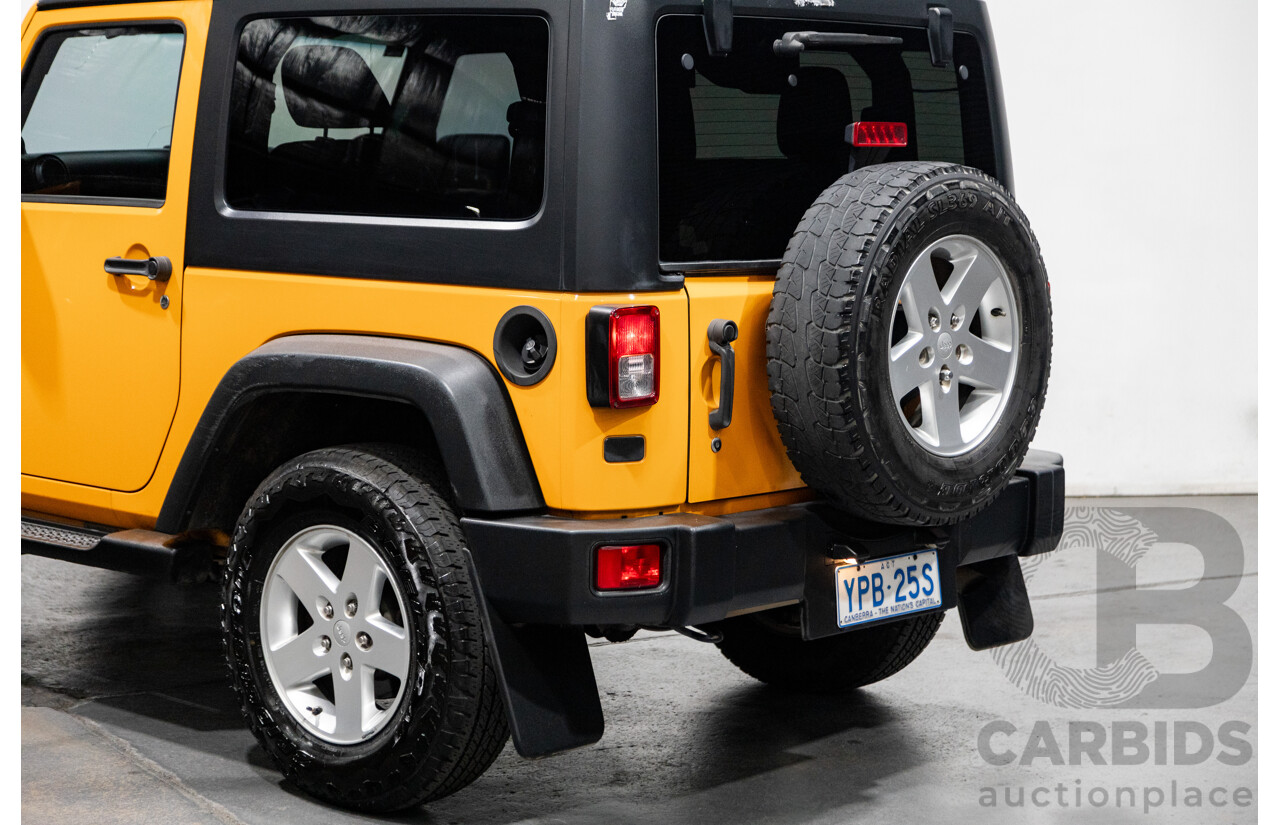 08/2012 Jeep Wrangler Sport (4x4) JK MY12 2d Softtop Dozer Orange V6 3.6L