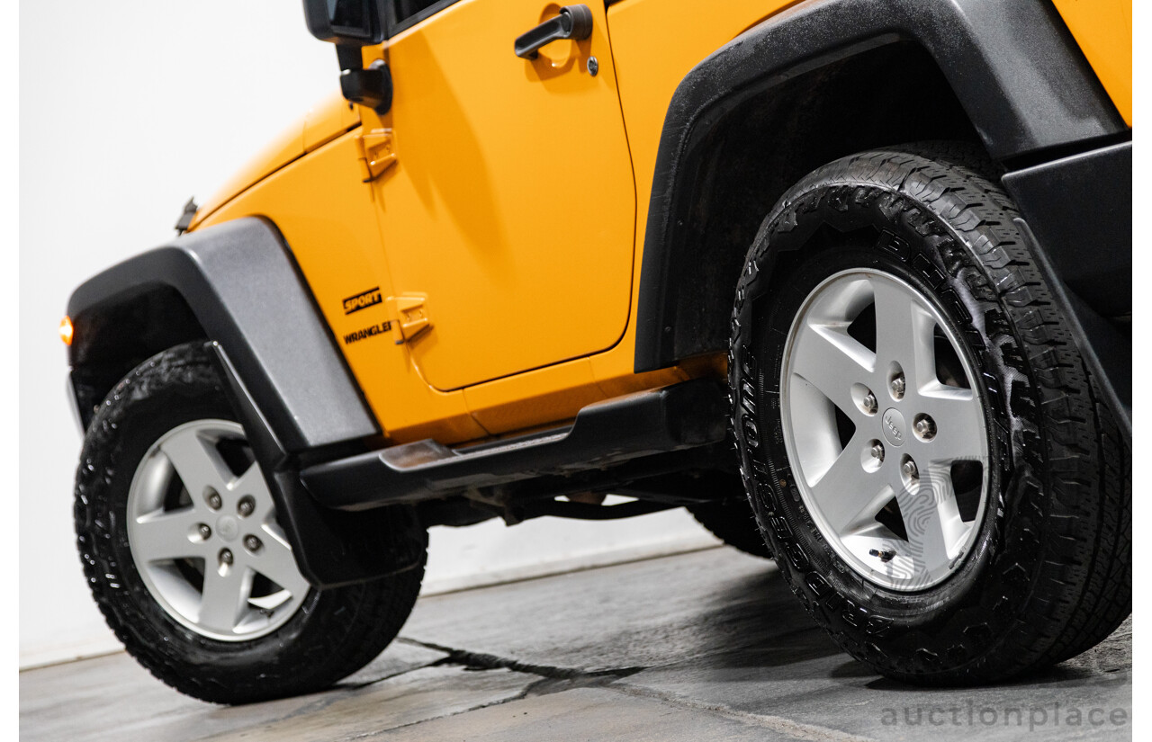 08/2012 Jeep Wrangler Sport (4x4) JK MY12 2d Softtop Dozer Orange V6 3.6L