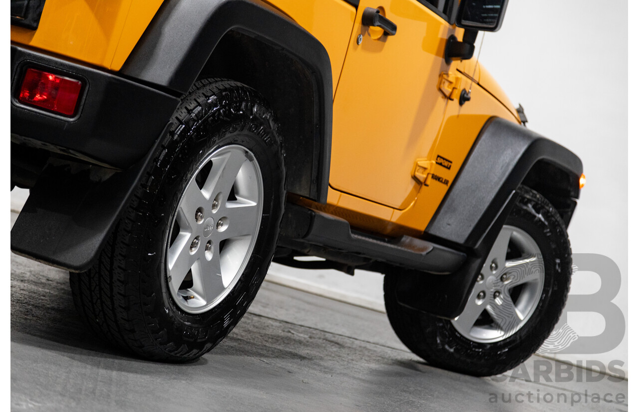 08/2012 Jeep Wrangler Sport (4x4) JK MY12 2d Softtop Dozer Orange V6 3.6L