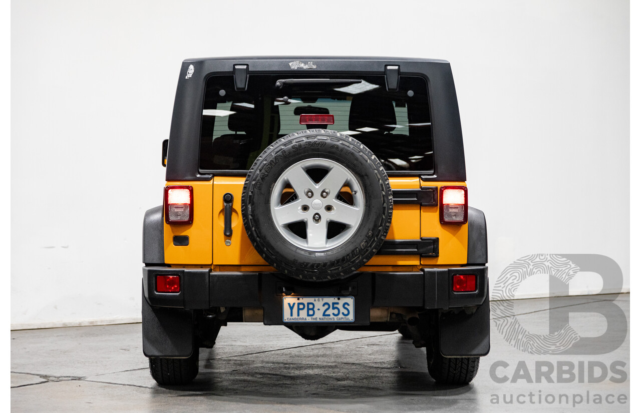 08/2012 Jeep Wrangler Sport (4x4) JK MY12 2d Softtop Dozer Orange V6 3.6L