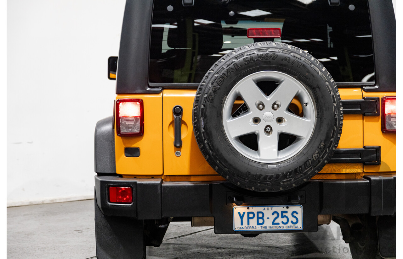 08/2012 Jeep Wrangler Sport (4x4) JK MY12 2d Softtop Dozer Orange V6 3.6L