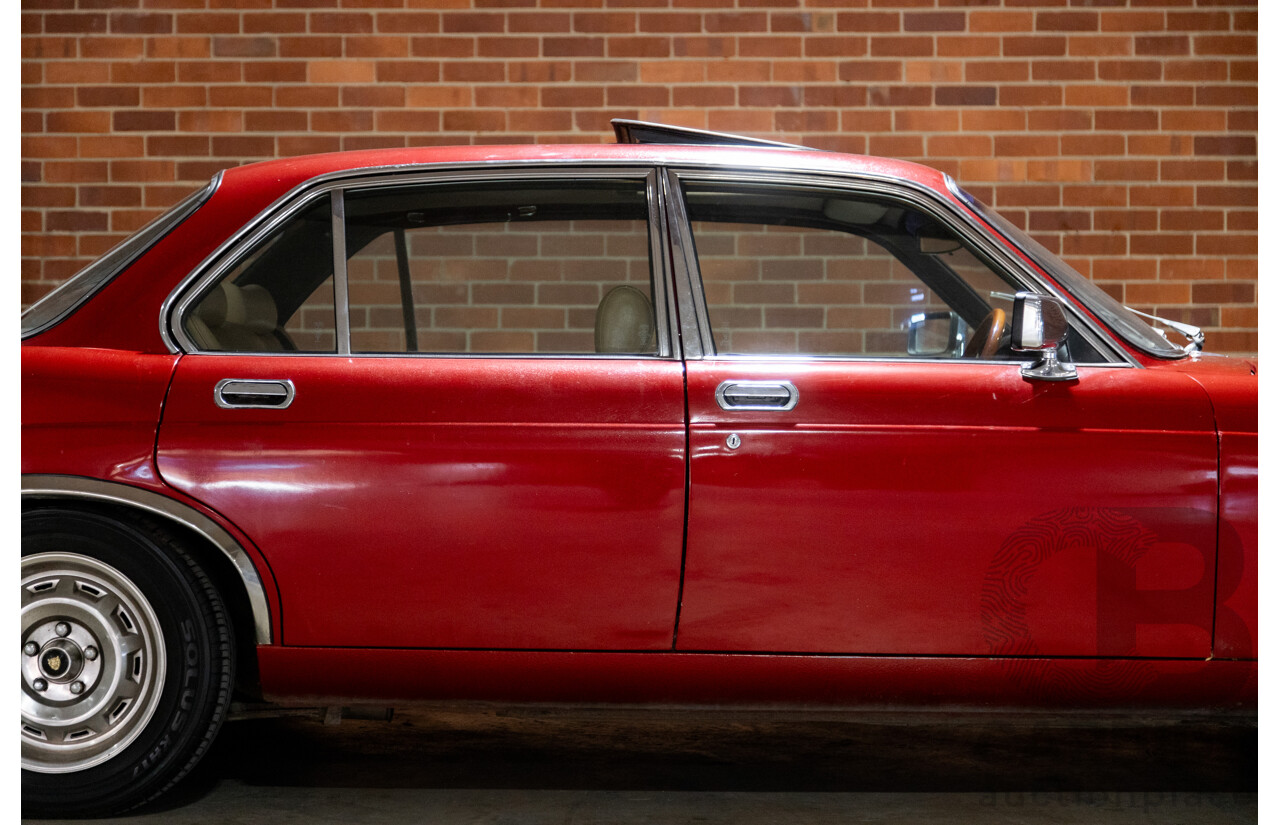 3/1980 Jaguar XJ6 4.2 SERIES III 4d Sedan Damson Red 4.2L
