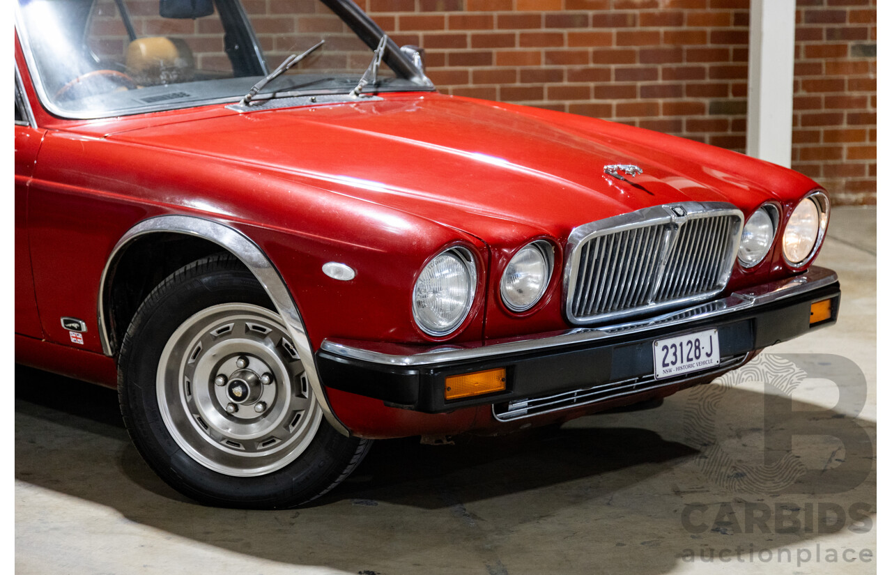 3/1980 Jaguar XJ6 4.2 SERIES III 4d Sedan Damson Red 4.2L