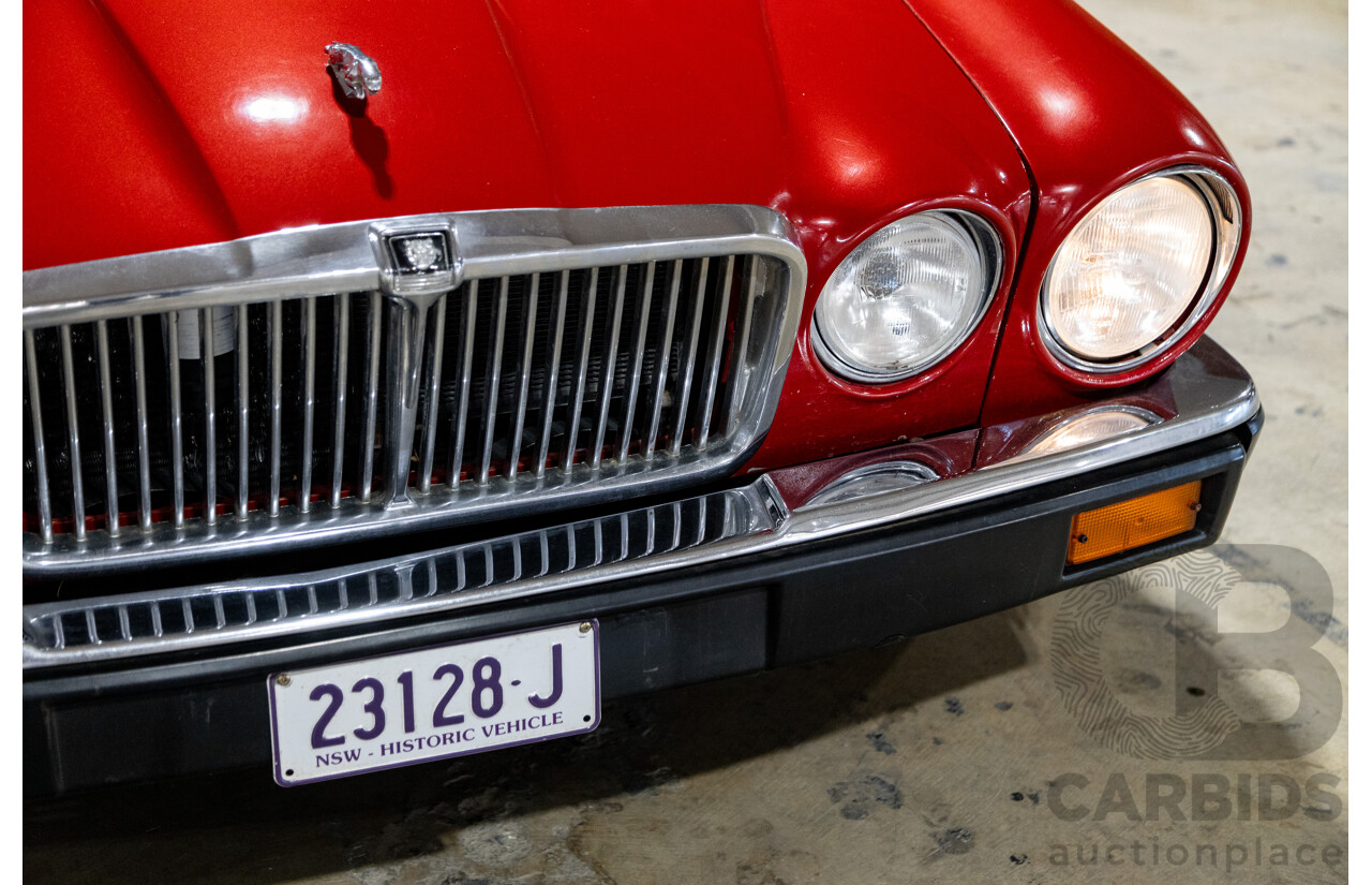 3/1980 Jaguar XJ6 4.2 SERIES III 4d Sedan Damson Red 4.2L