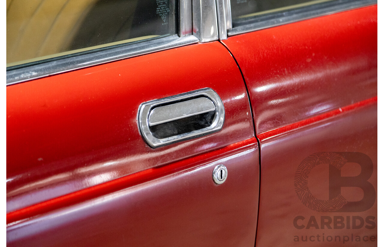 3/1980 Jaguar XJ6 4.2 SERIES III 4d Sedan Damson Red 4.2L