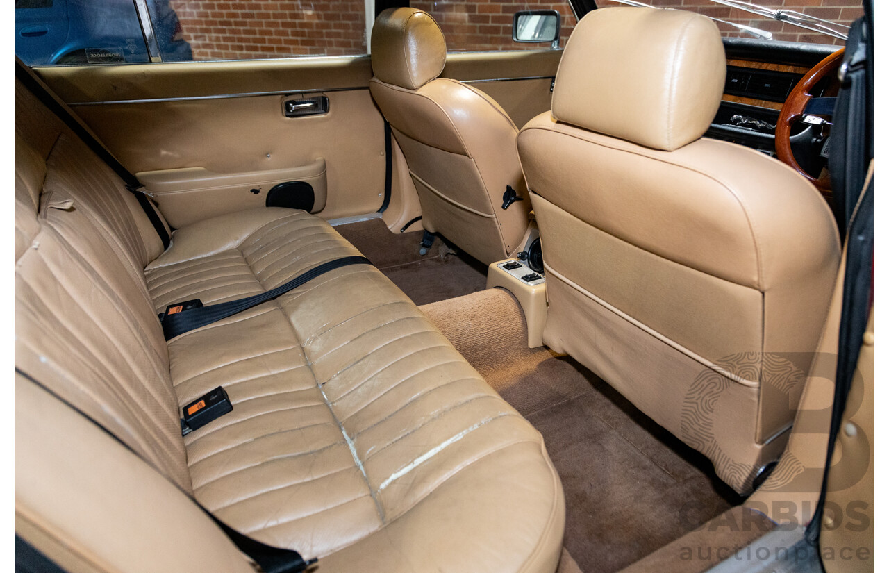 3/1980 Jaguar XJ6 4.2 SERIES III 4d Sedan Damson Red 4.2L