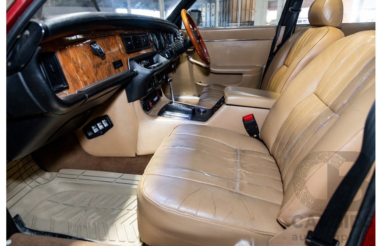 3/1980 Jaguar XJ6 4.2 SERIES III 4d Sedan Damson Red 4.2L