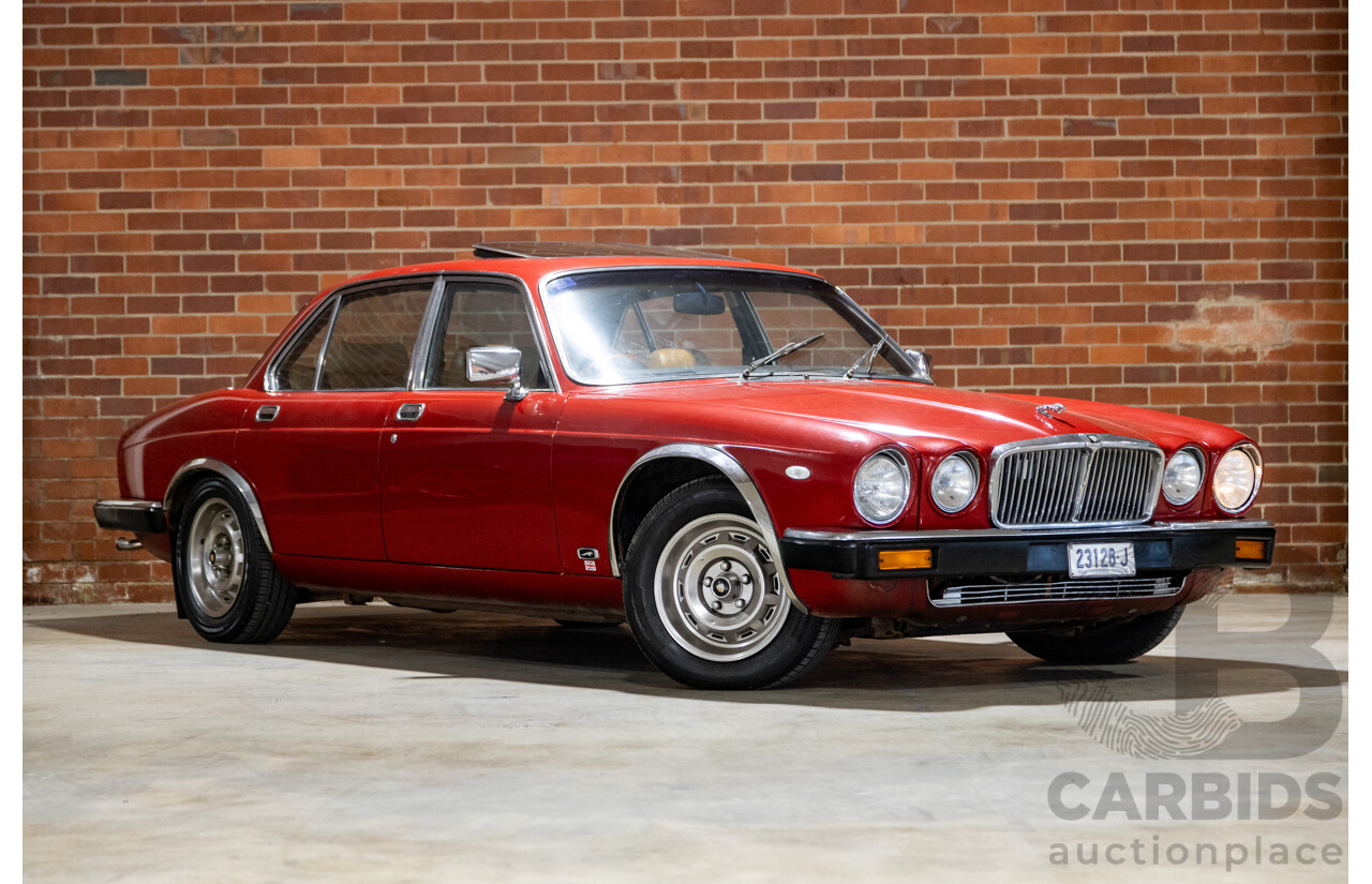 3/1980 Jaguar XJ6 4.2 SERIES III 4d Sedan Damson Red 4.2L