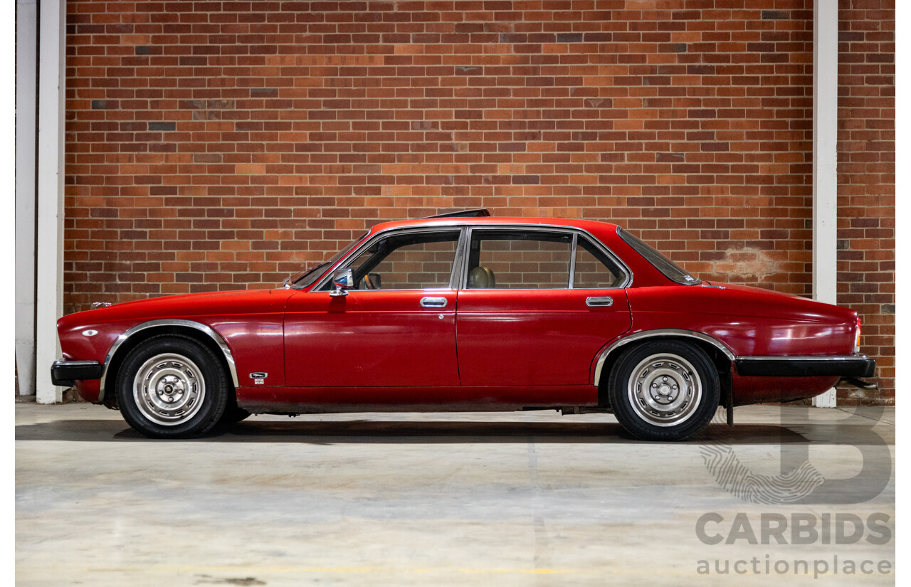 3/1980 Jaguar XJ6 4.2 SERIES III 4d Sedan Damson Red 4.2L