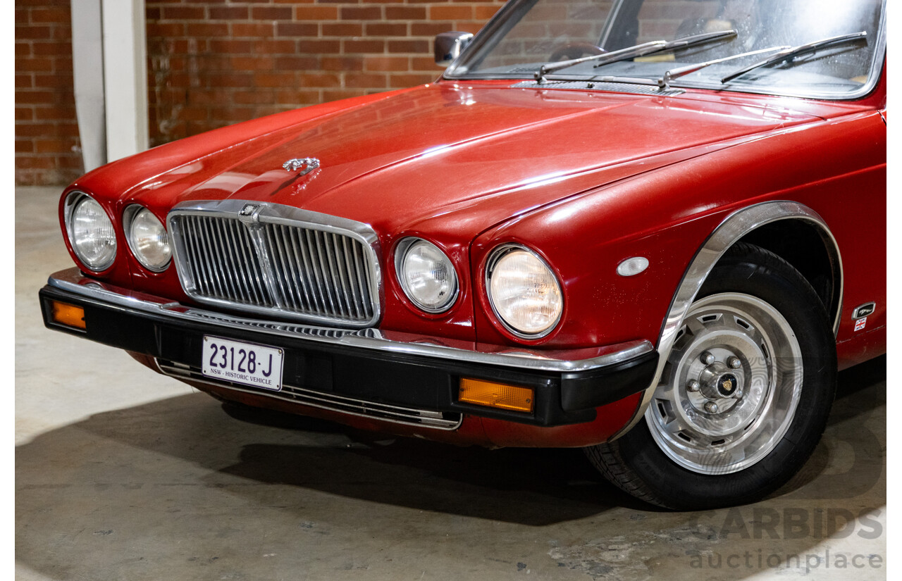 3/1980 Jaguar XJ6 4.2 SERIES III 4d Sedan Damson Red 4.2L