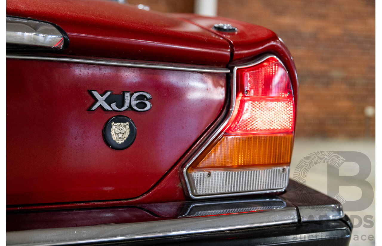3/1980 Jaguar XJ6 4.2 SERIES III 4d Sedan Damson Red 4.2L