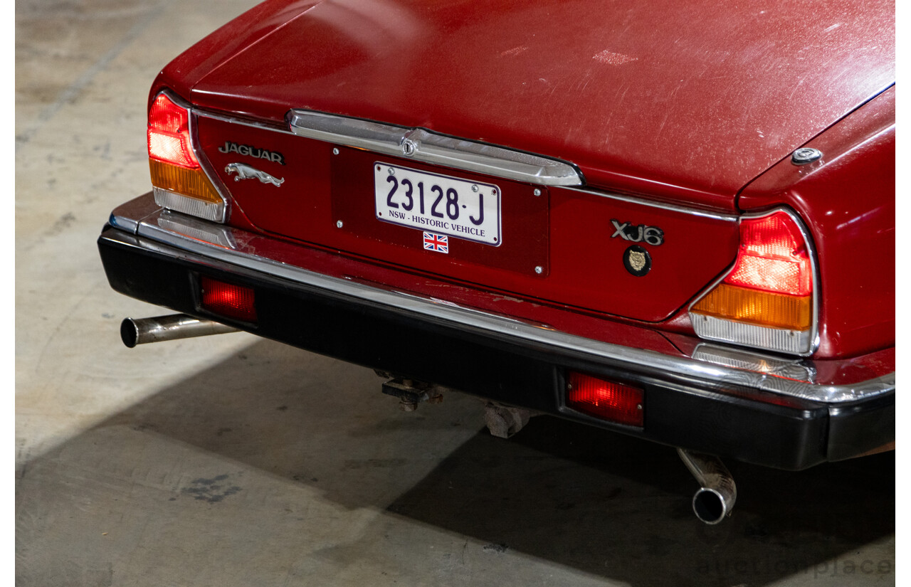 3/1980 Jaguar XJ6 4.2 SERIES III 4d Sedan Damson Red 4.2L