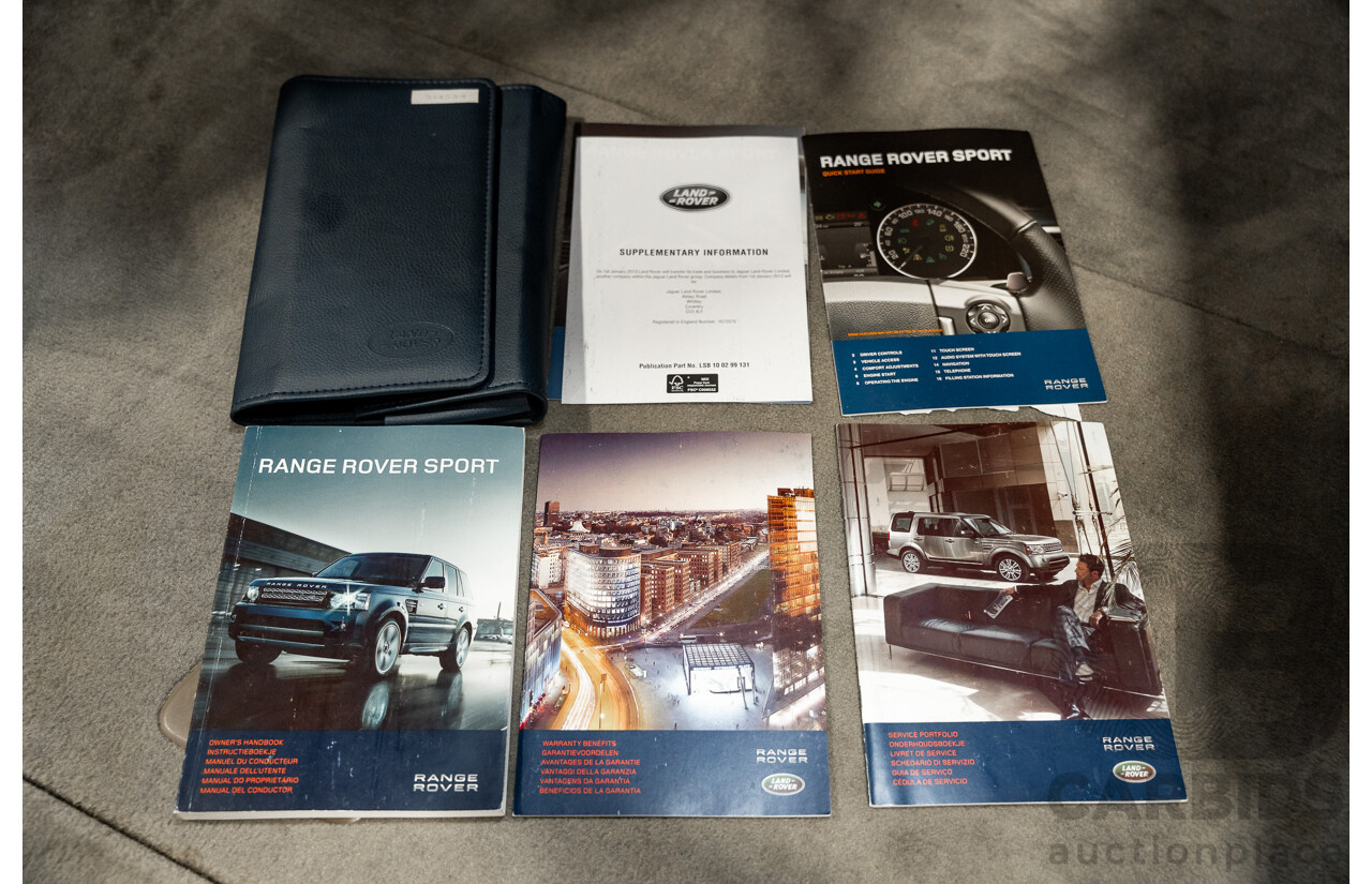 5/2013 Land Rover Range Rover Sport 3.0 SDV6 Luxury MY12 4d Wagon Causeway Grey Twin Turbo Diesel V6 3.0L