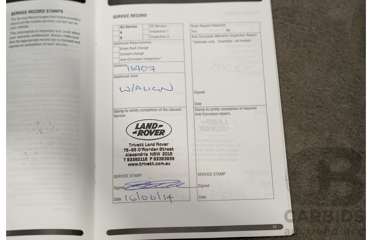 5/2013 Land Rover Range Rover Sport 3.0 SDV6 Luxury MY12 4d Wagon Causeway Grey Twin Turbo Diesel V6 3.0L