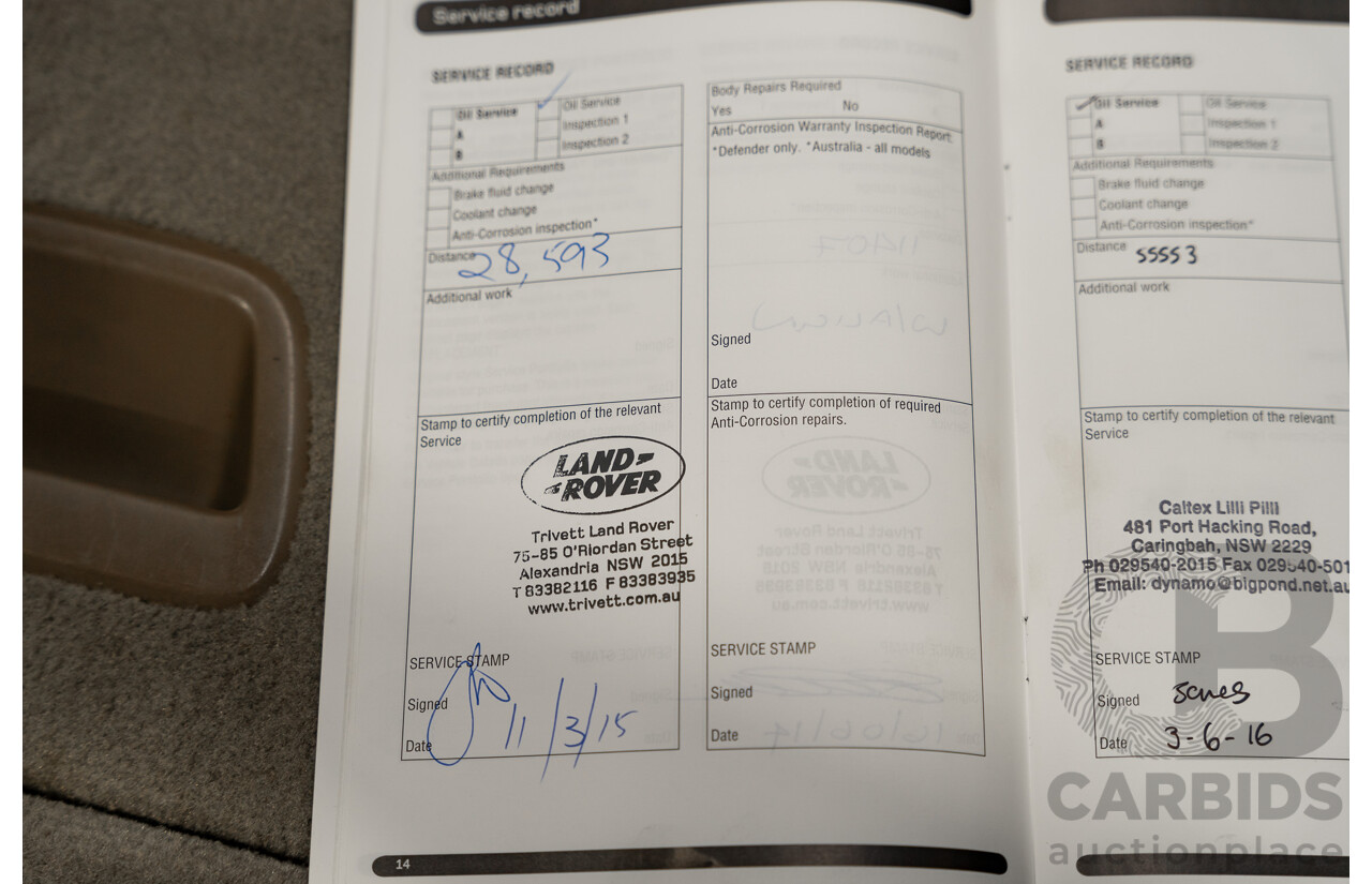 5/2013 Land Rover Range Rover Sport 3.0 SDV6 Luxury MY12 4d Wagon Causeway Grey Twin Turbo Diesel V6 3.0L