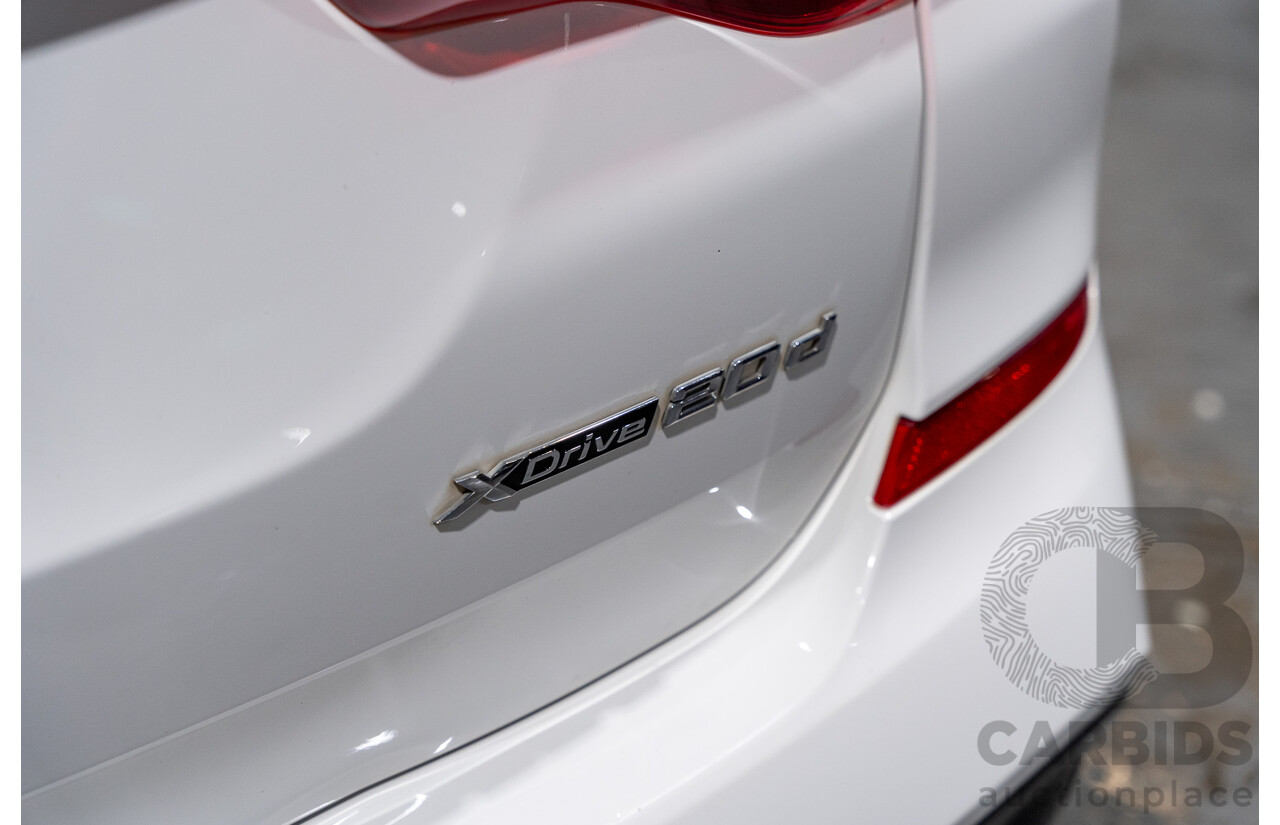 08/2019 BMW X3 Xdrive 20d (AWD) M-Sport Pack G01 4d Wagon White Turbo Diesel 2.0L