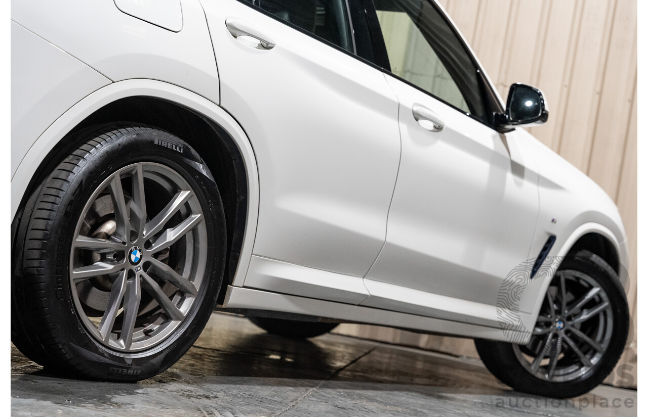 08/2019 BMW X3 Xdrive 20d (AWD) M-Sport Pack G01 4d Wagon White Turbo Diesel 2.0L